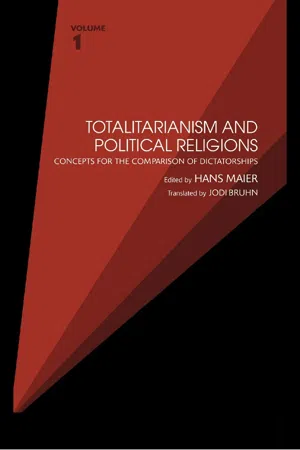 Totalitarianism and Political Religions, Volume 1