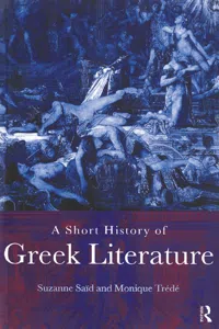 A Short History of Greek Literature_cover