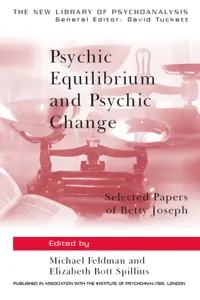 Psychic Equilibrium and Psychic Change_cover