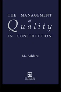 The Management of Quality in Construction_cover