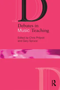 Debates in Music Teaching_cover