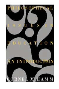 Philosophical Issues In Education_cover