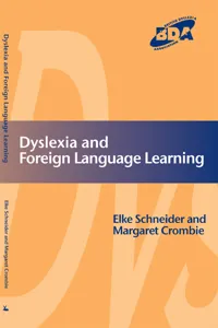 Dyslexia and Foreign Language Learning_cover