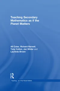 Teaching Secondary Mathematics as if the Planet Matters_cover