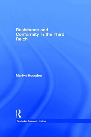 Resistance and Conformity in the Third Reich