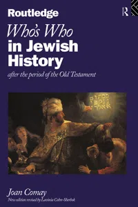 Who's Who in Jewish History_cover