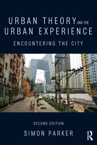 Urban Theory and the Urban Experience_cover