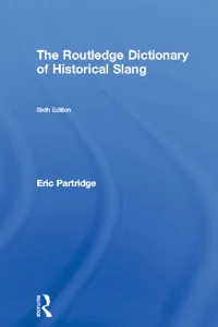 The Routledge Dictionary of Historical Slang_cover