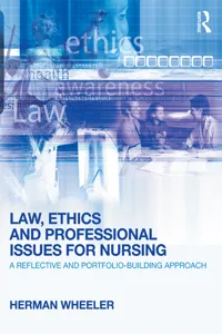 Law, Ethics and Professional Issues for Nursing_cover