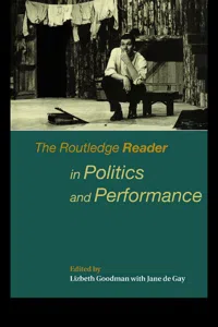 The Routledge Reader in Politics and Performance_cover