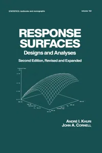 Response Surfaces: Designs and Analyses_cover