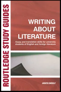 Writing About Literature_cover
