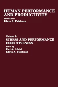 Stress and Performance Effectiveness_cover