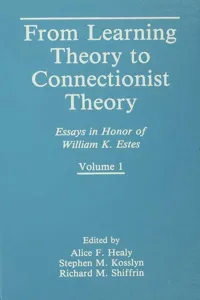 From Learning Theory to Connectionist Theory_cover