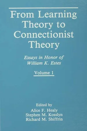 From Learning Theory to Connectionist Theory