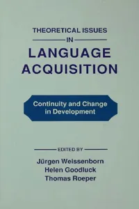 Theoretical Issues in Language Acquisition_cover