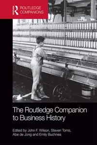 The Routledge Companion to Business History_cover