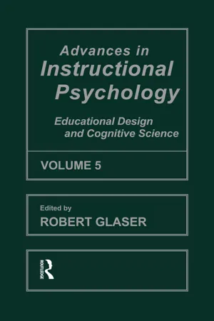 Advances in instructional Psychology, Volume 5