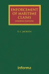 Enforcement of Maritime Claims_cover