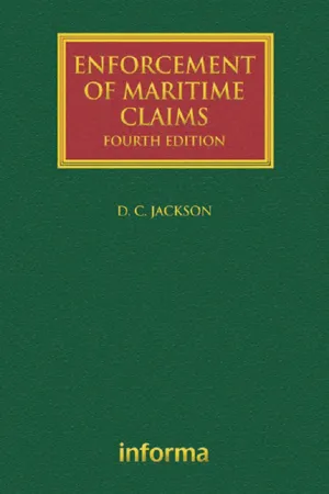 Enforcement of Maritime Claims