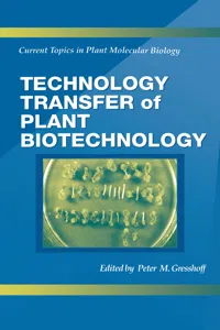 Technology Transfer of Plant Biotechnology_cover