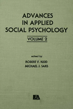 Advances in Applied Social Psychology