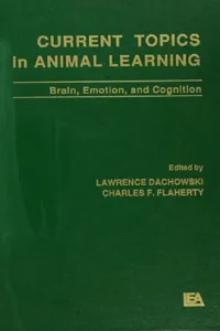 Current Topics in Animal Learning_cover