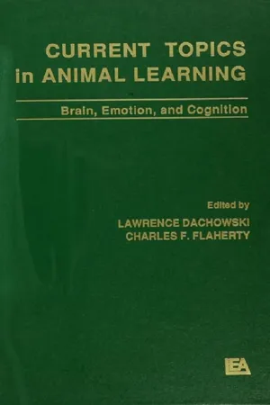 Current Topics in Animal Learning