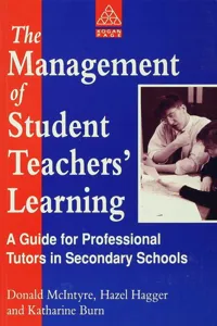 The Management of Student Teachers' Learning_cover