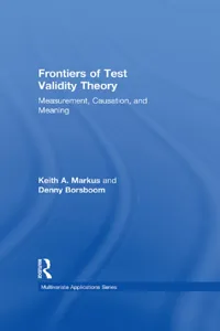 Frontiers of Test Validity Theory_cover