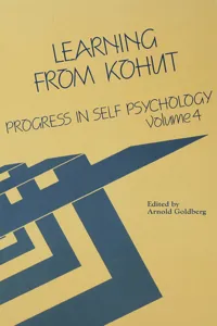 Progress in Self Psychology, V. 4_cover