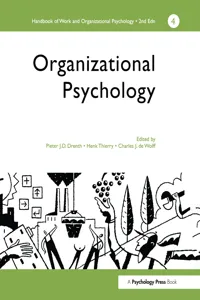 A Handbook of Work and Organizational Psychology_cover