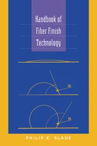 Handbook of Fiber Finish Technology_cover