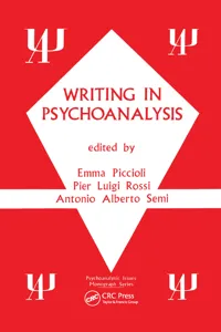 Writing in Psychoanalysis_cover