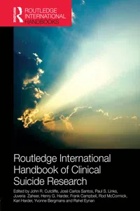 Routledge International Handbook of Clinical Suicide Research_cover