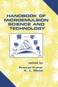 Handbook of Microemulsion Science and Technology_cover