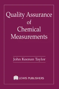 Quality Assurance of Chemical Measurements_cover