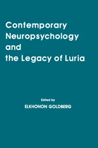 Contemporary Neuropsychology and the Legacy of Luria_cover