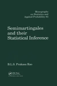 Semimartingales and their Statistical Inference_cover