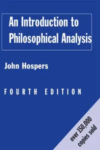 An Introduction to Philosophical Analysis_cover