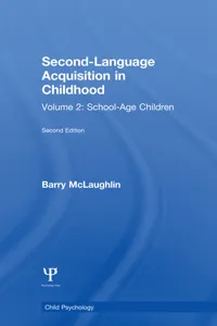 Second Language Acquisition in Childhood_cover