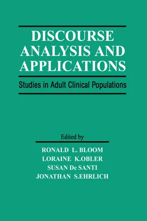 Discourse Analysis and Applications