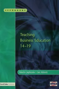 Teaching Business Education 14-19_cover