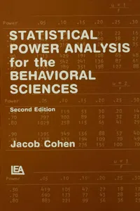 Statistical Power Analysis for the Behavioral Sciences_cover