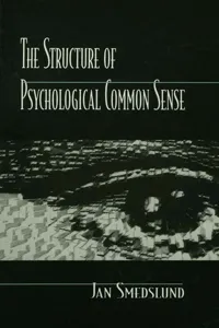 The Structure of Psychological Common Sense_cover