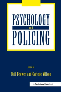 Psychology and Policing_cover