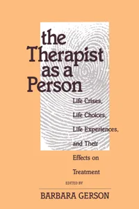 The Therapist as a Person_cover
