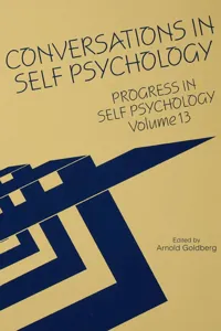 Progress in Self Psychology, V. 13_cover