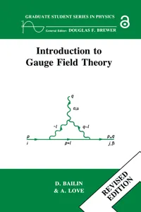 Introduction to Gauge Field Theory Revised Edition_cover