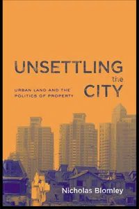 Unsettling the City_cover